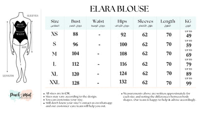 Elara Blouse in Pear