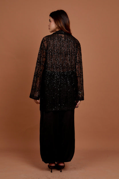 Black Lace Blazer