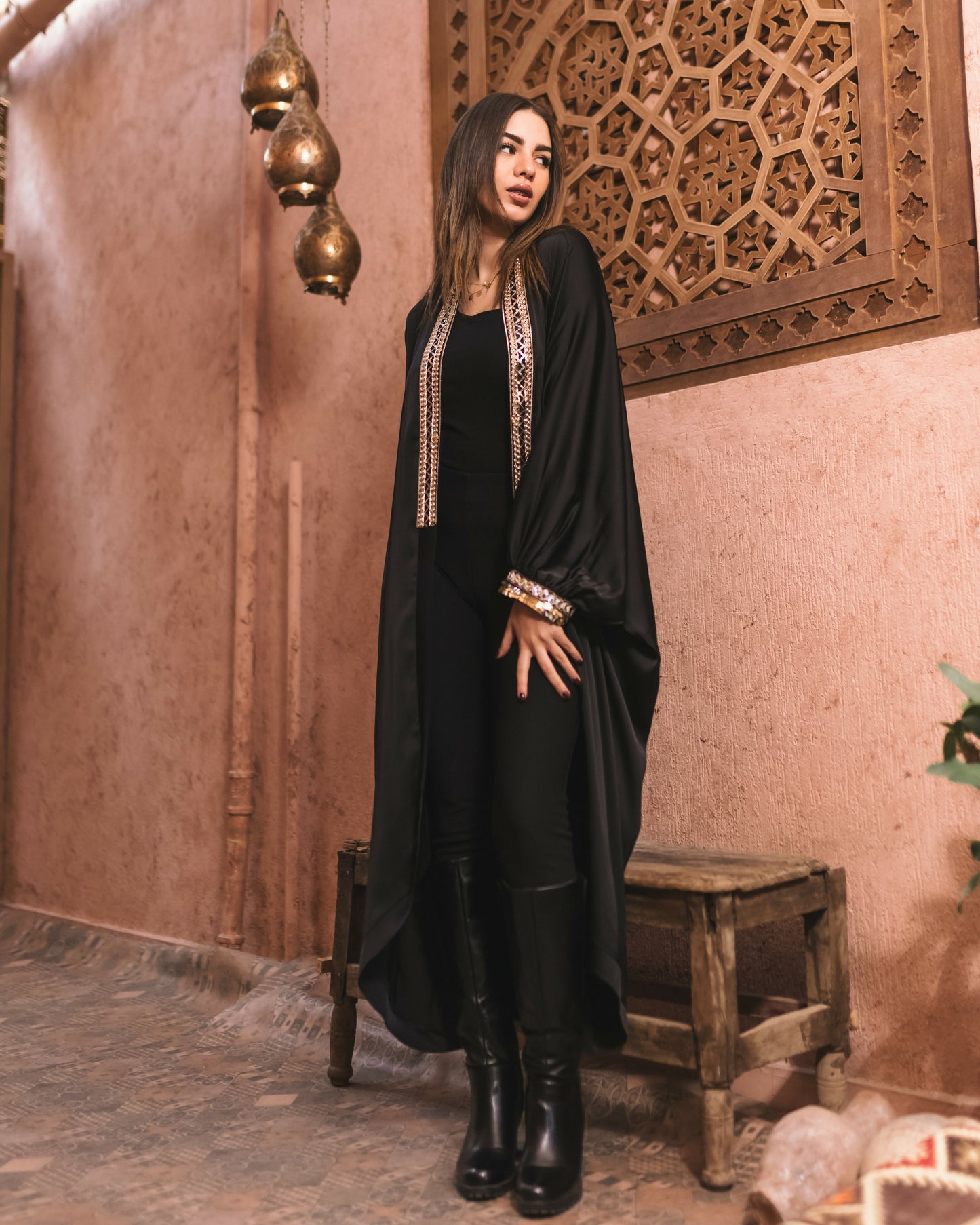 Satin Kaftan