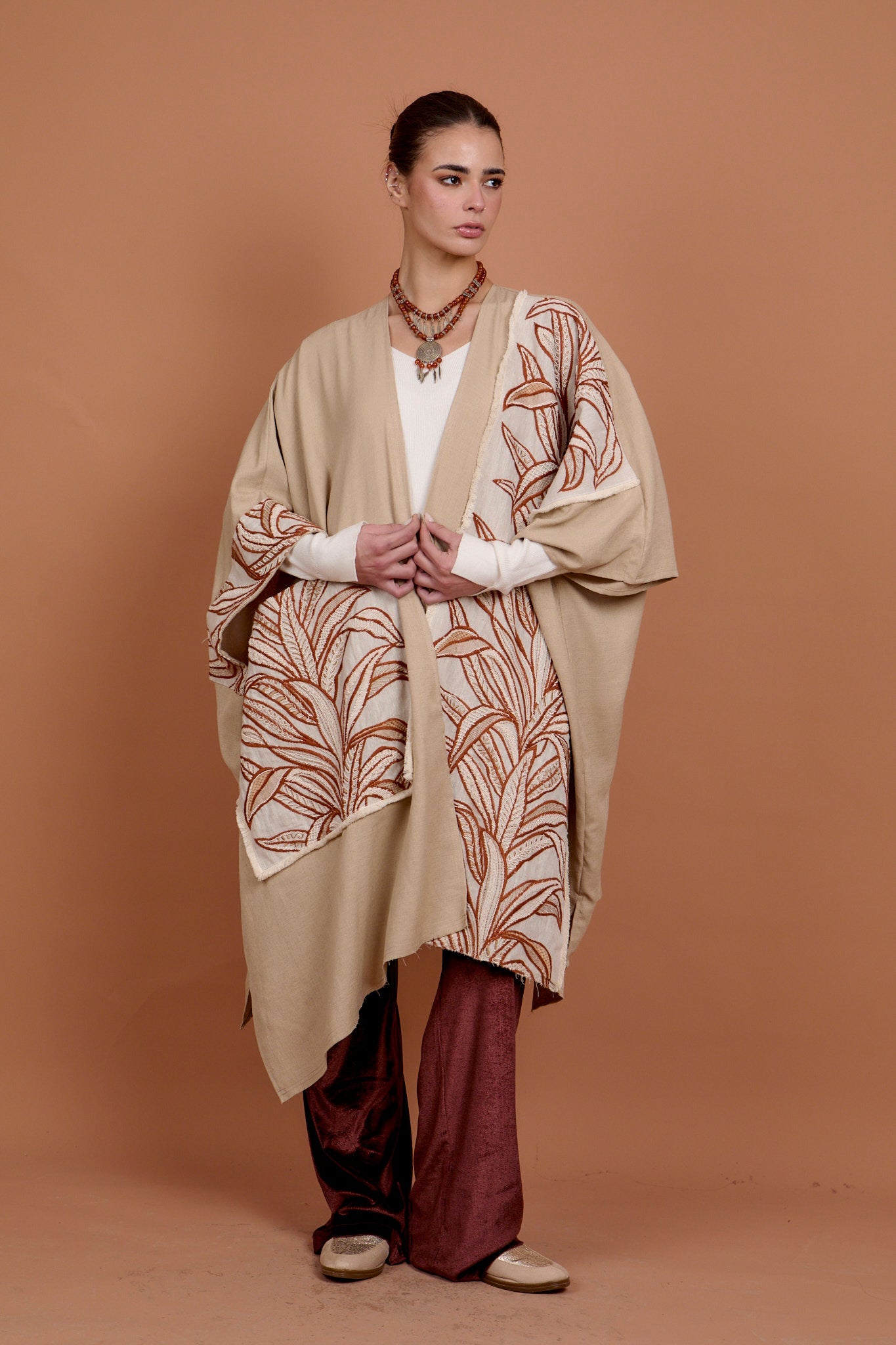 Rooted Muse - Embro linen Kimono