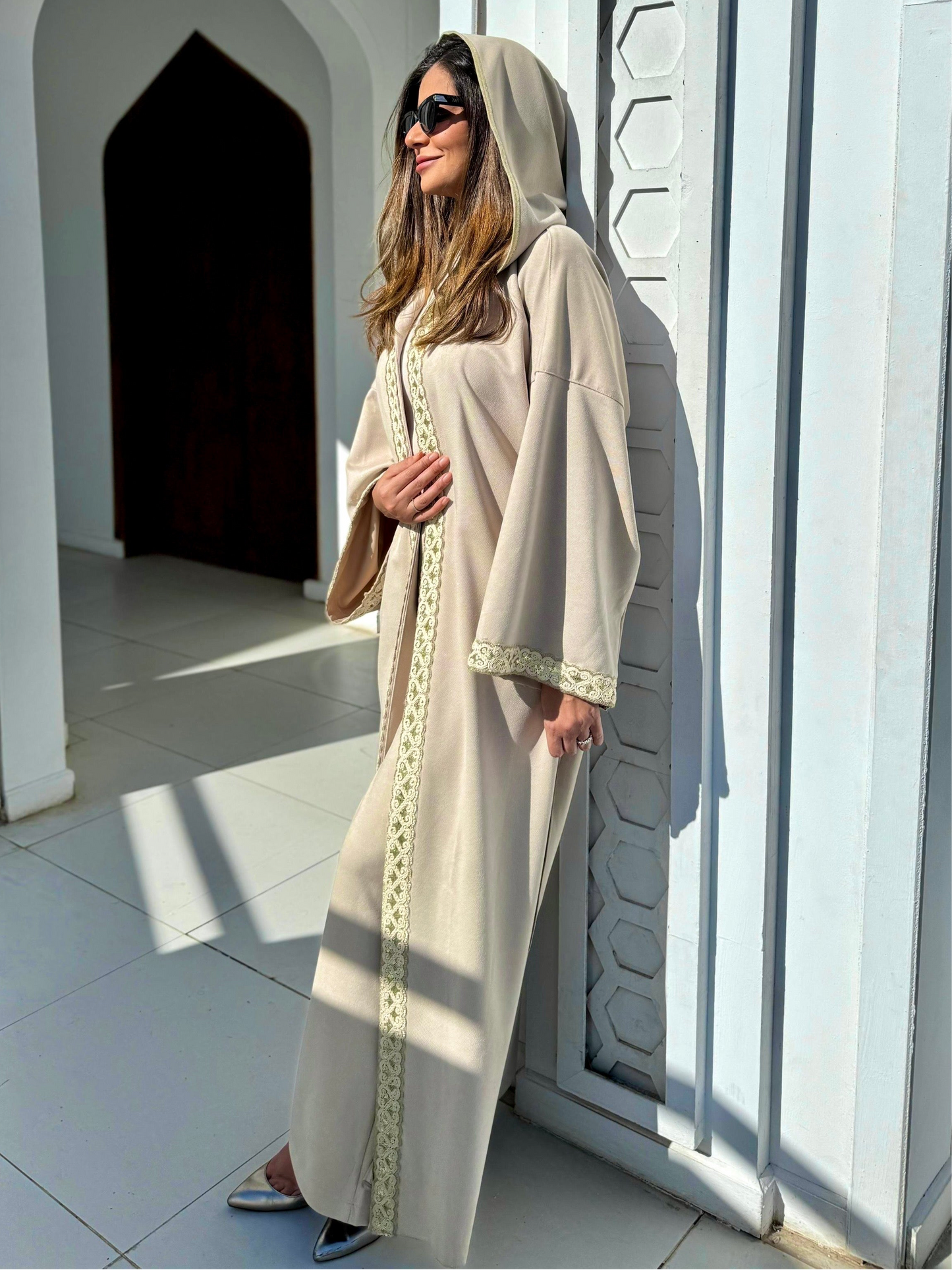 Morrocan Beige Kaftan