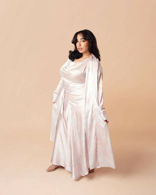 Marble Draped Kaftan