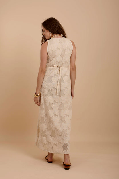 Embro Floral Crochet Dress