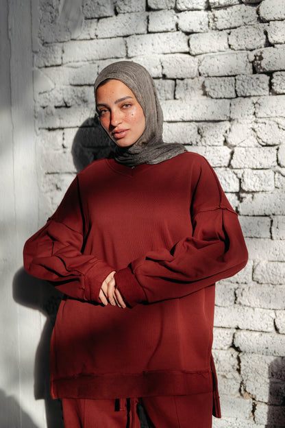 URBAN EASE SET BURGUNDY