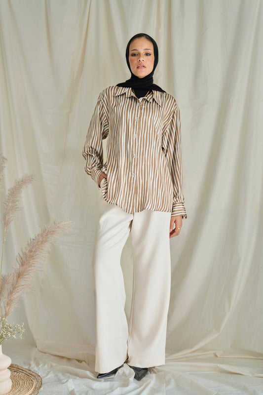 Sand Ceclia blouse