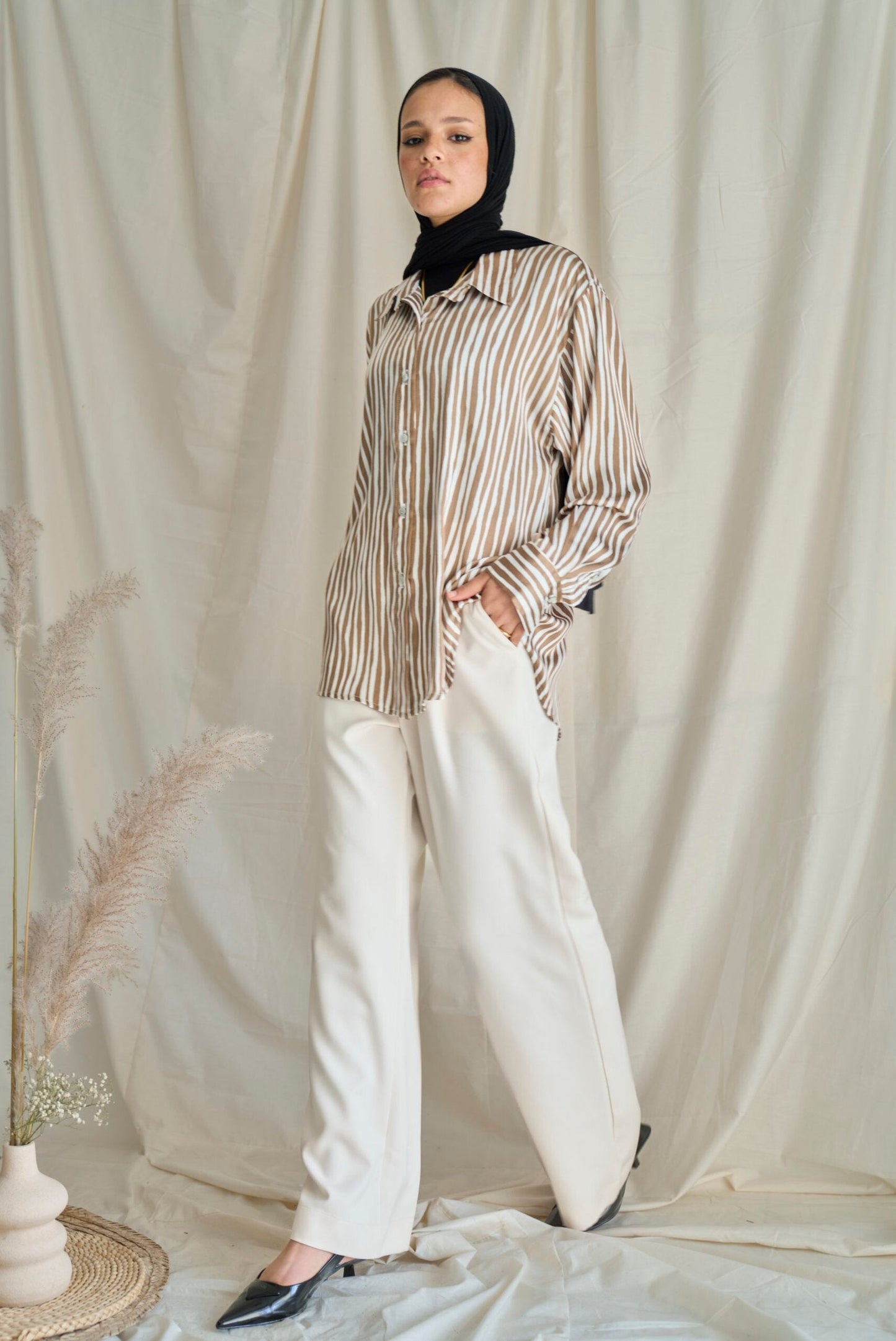 Sand Ceclia blouse
