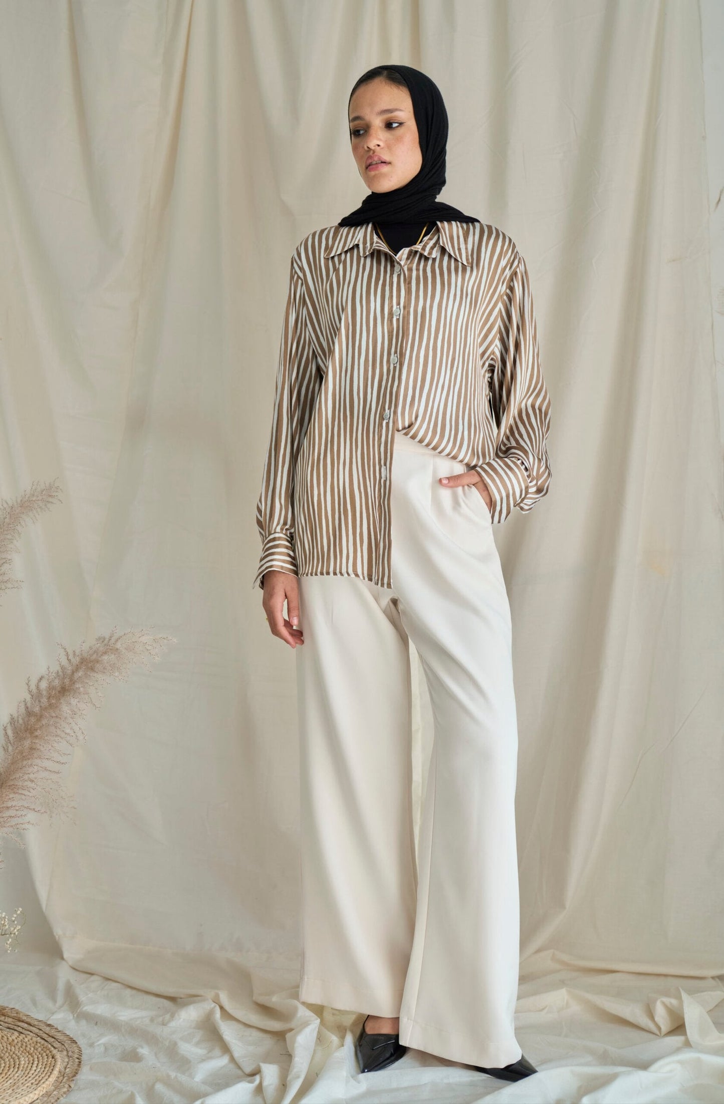 Sand Ceclia blouse