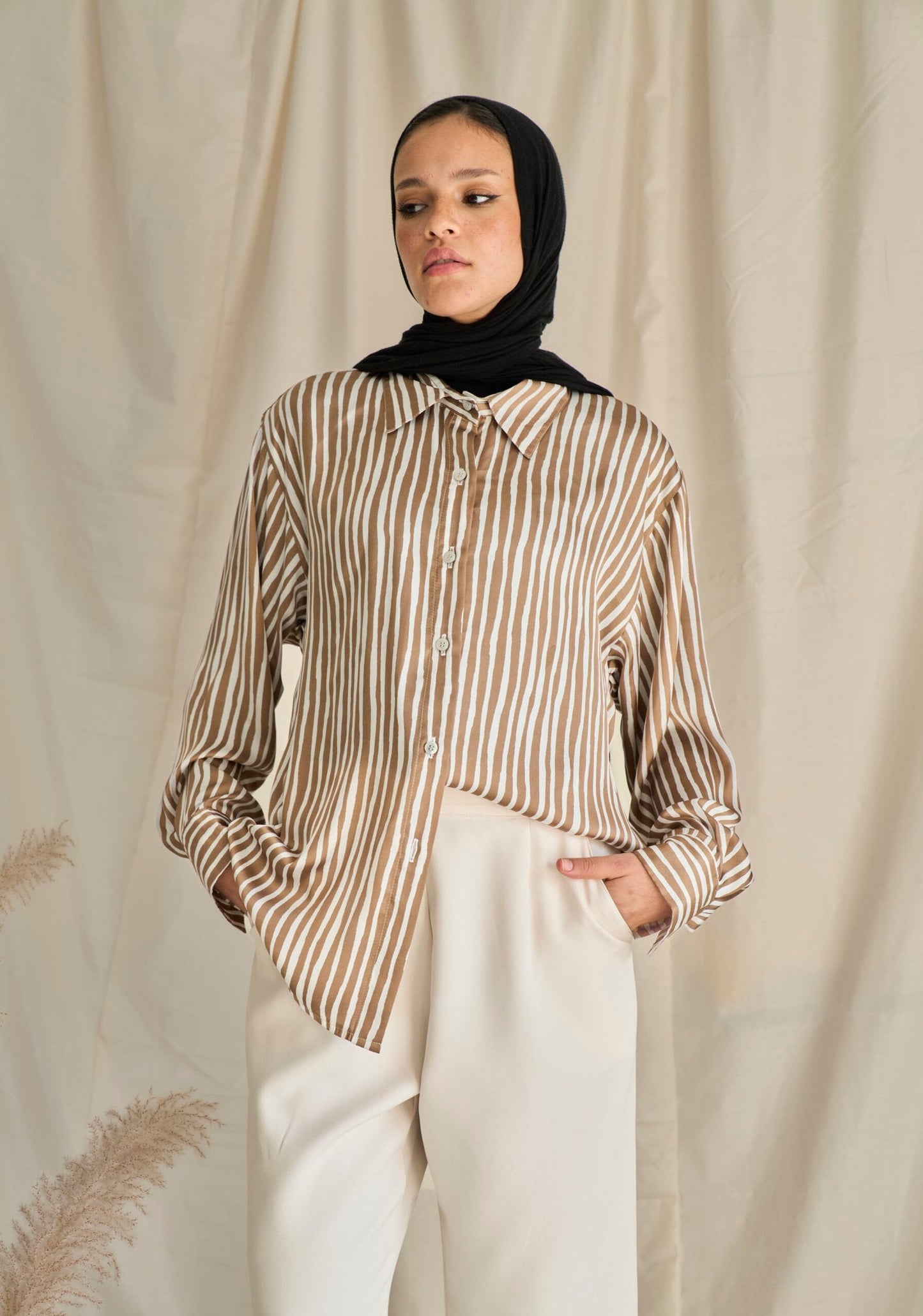 Sand Ceclia blouse