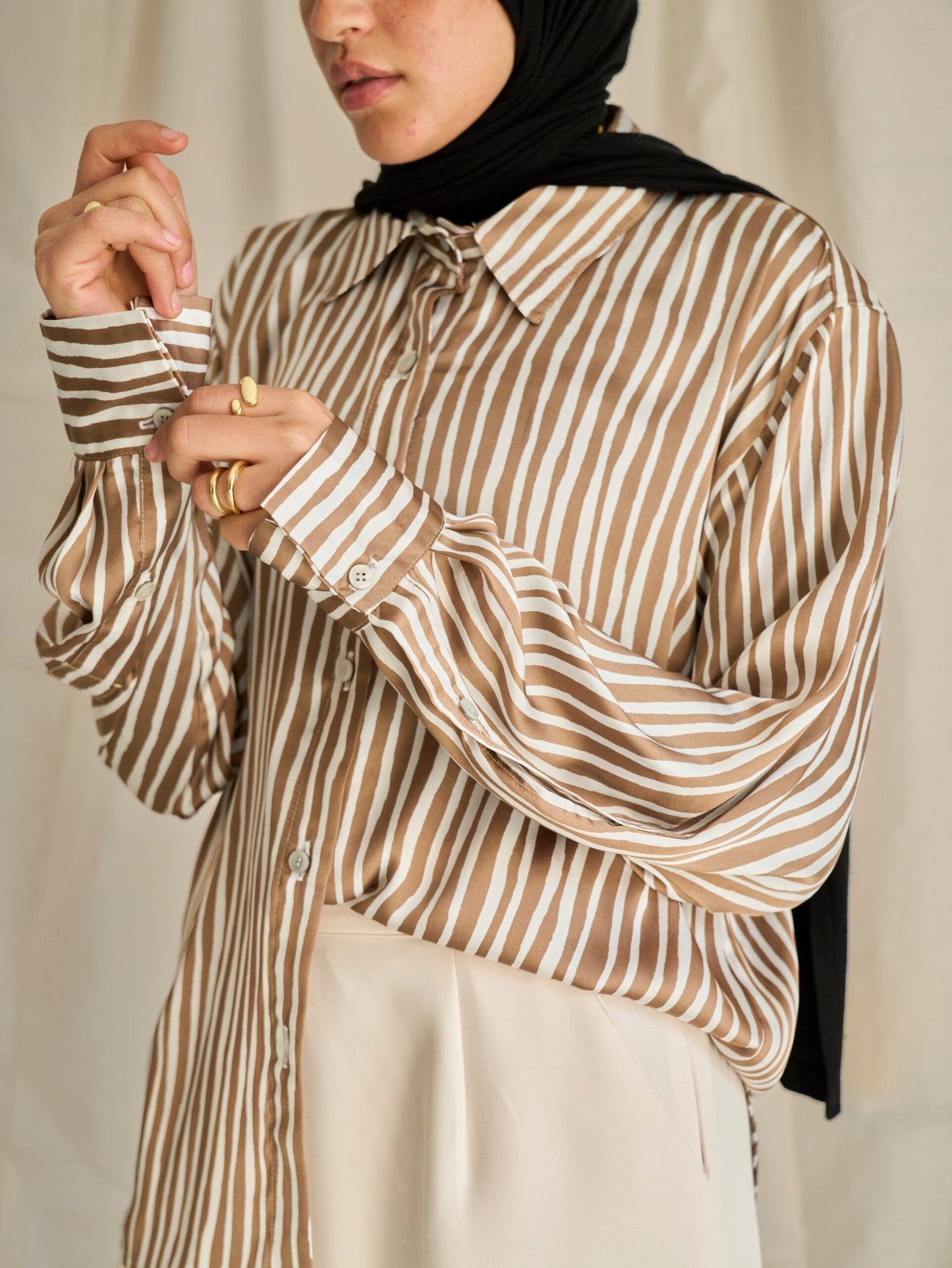 Sand Ceclia blouse