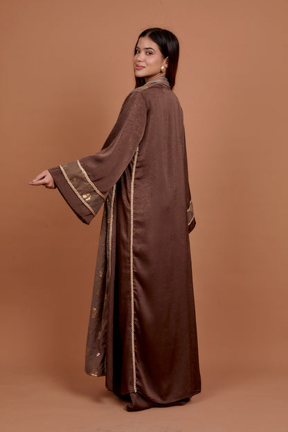 Diva - Brown & Gold kaftan