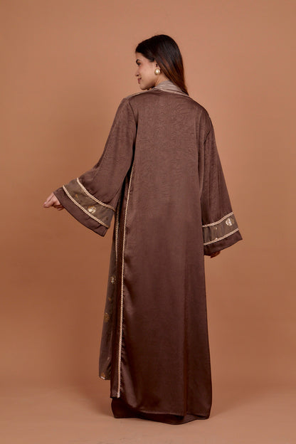 Diva - Brown & Gold kaftan