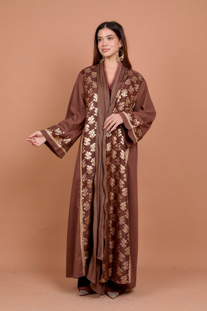 Sparkle brown kaftan