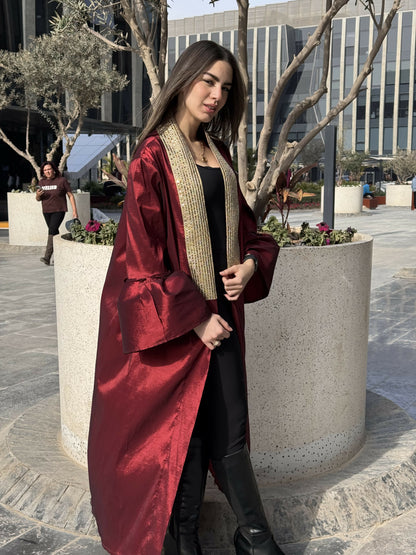 Burgundy Chantonge Kaftan