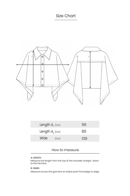 Cape Cropped Trench - Nude Beige
