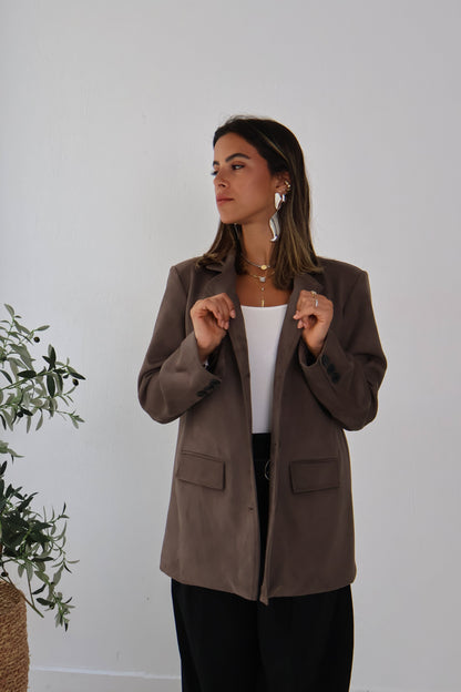 Rustline Blazer in Brown