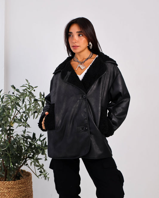 Midnight Frost Jacket in Black