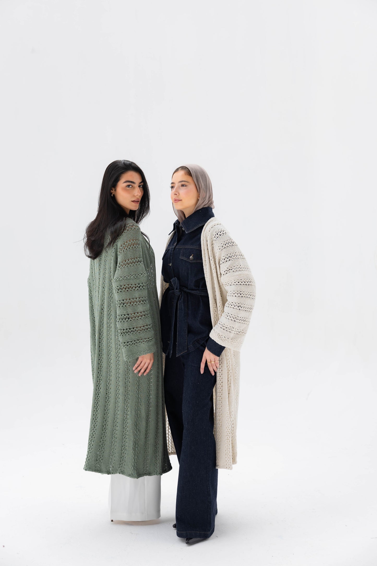 Softline Knit Cardigan in Cream