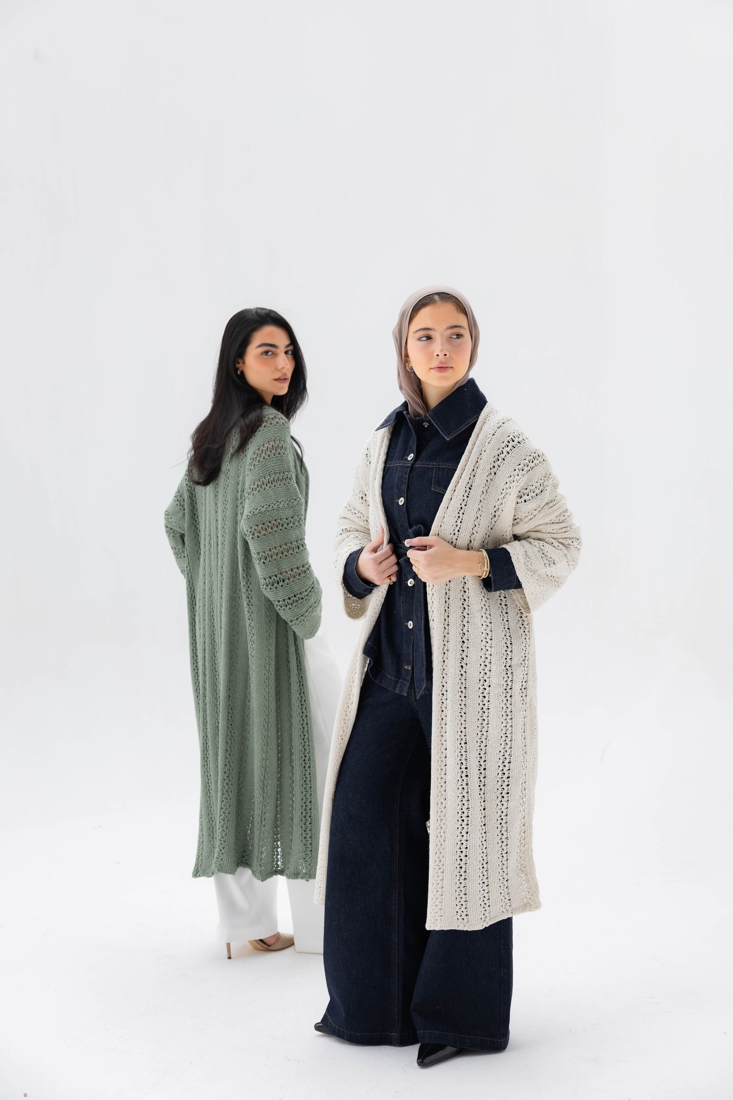 Softline Knit Cardigan in Cream