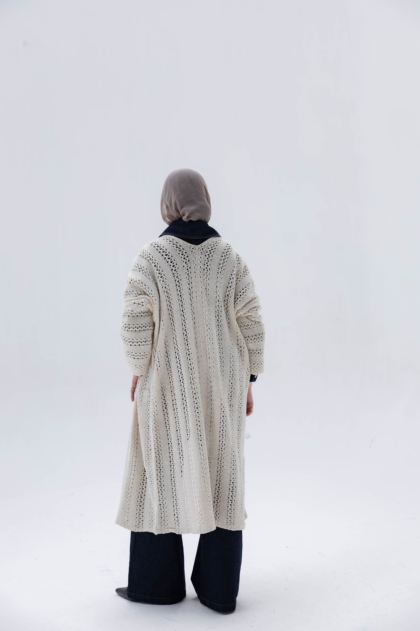 Softline Knit Cardigan in Cream