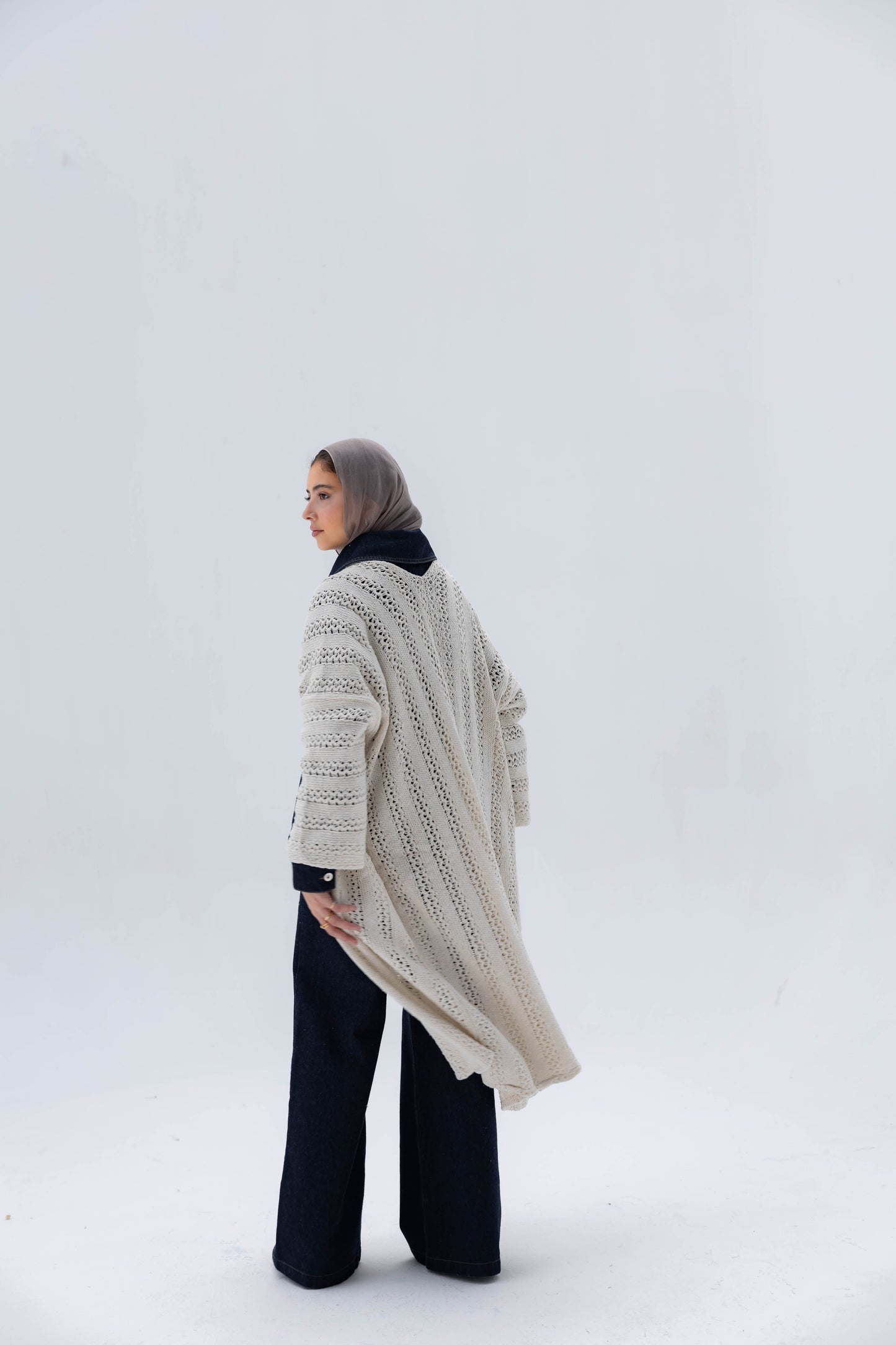 Softline Knit Cardigan in Cream