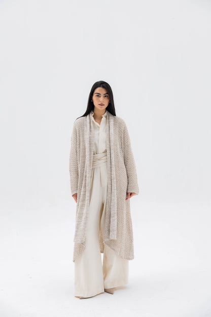 The Haze Cardigan in Beige