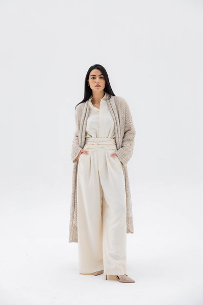 The Haze Cardigan in Beige