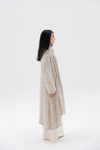 The Haze Cardigan in Beige