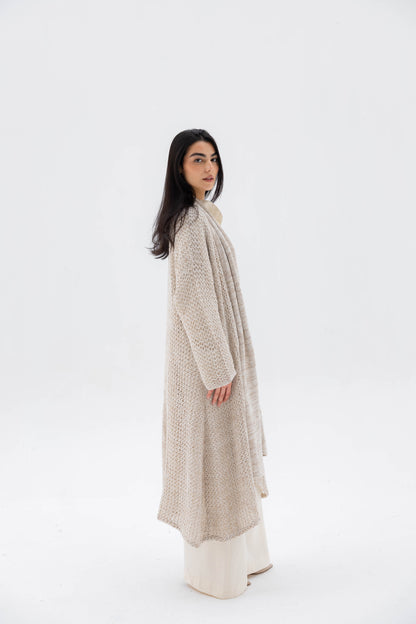 The Haze Cardigan in Beige