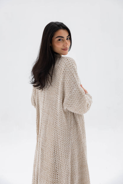 The Haze Cardigan in Beige