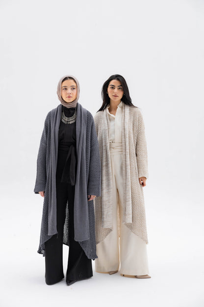 The Haze Cardigan in Beige