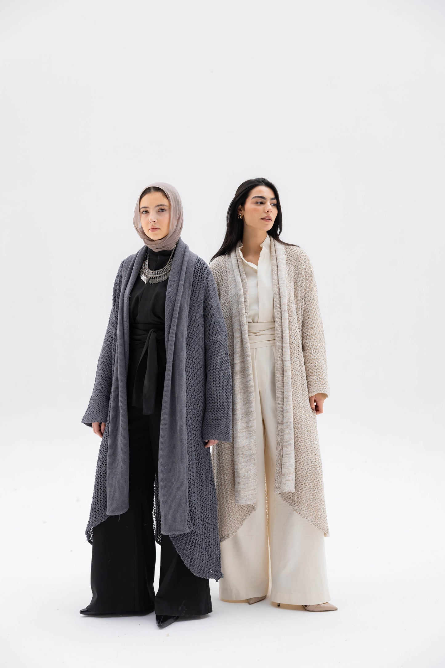 The Haze Cardigan in Beige