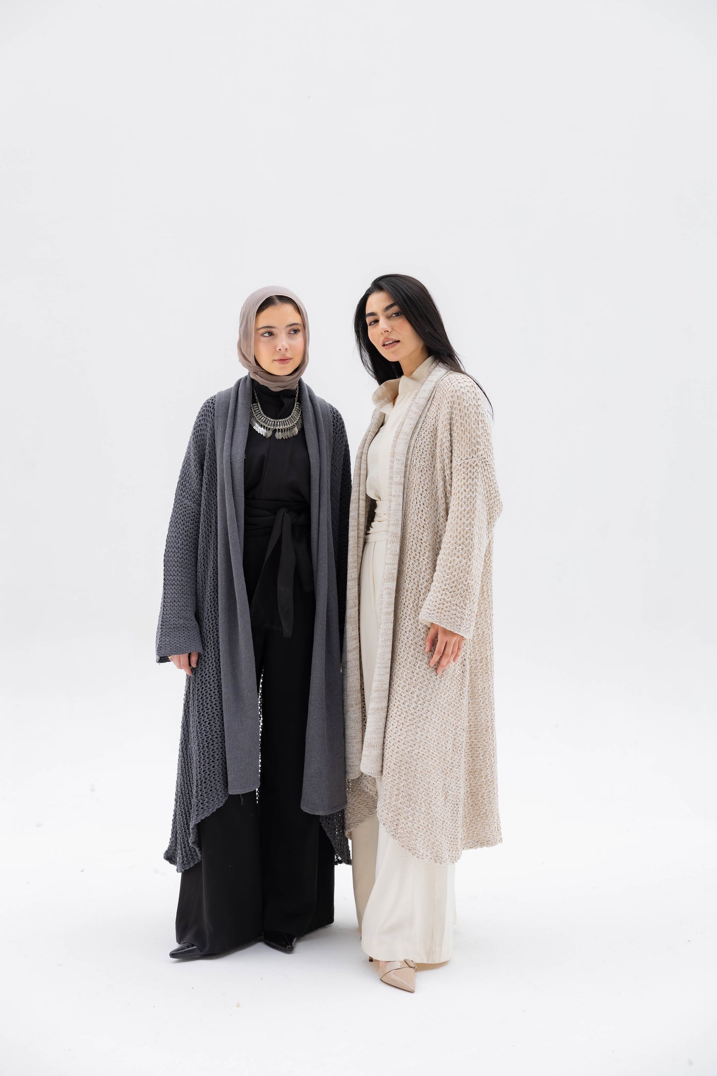The Haze Cardigan in Beige