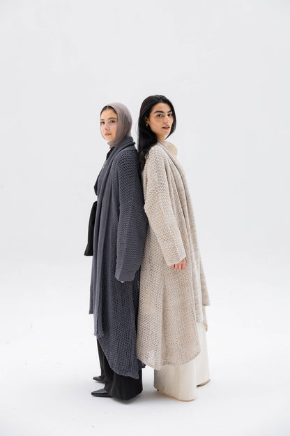 The Haze Cardigan in Beige