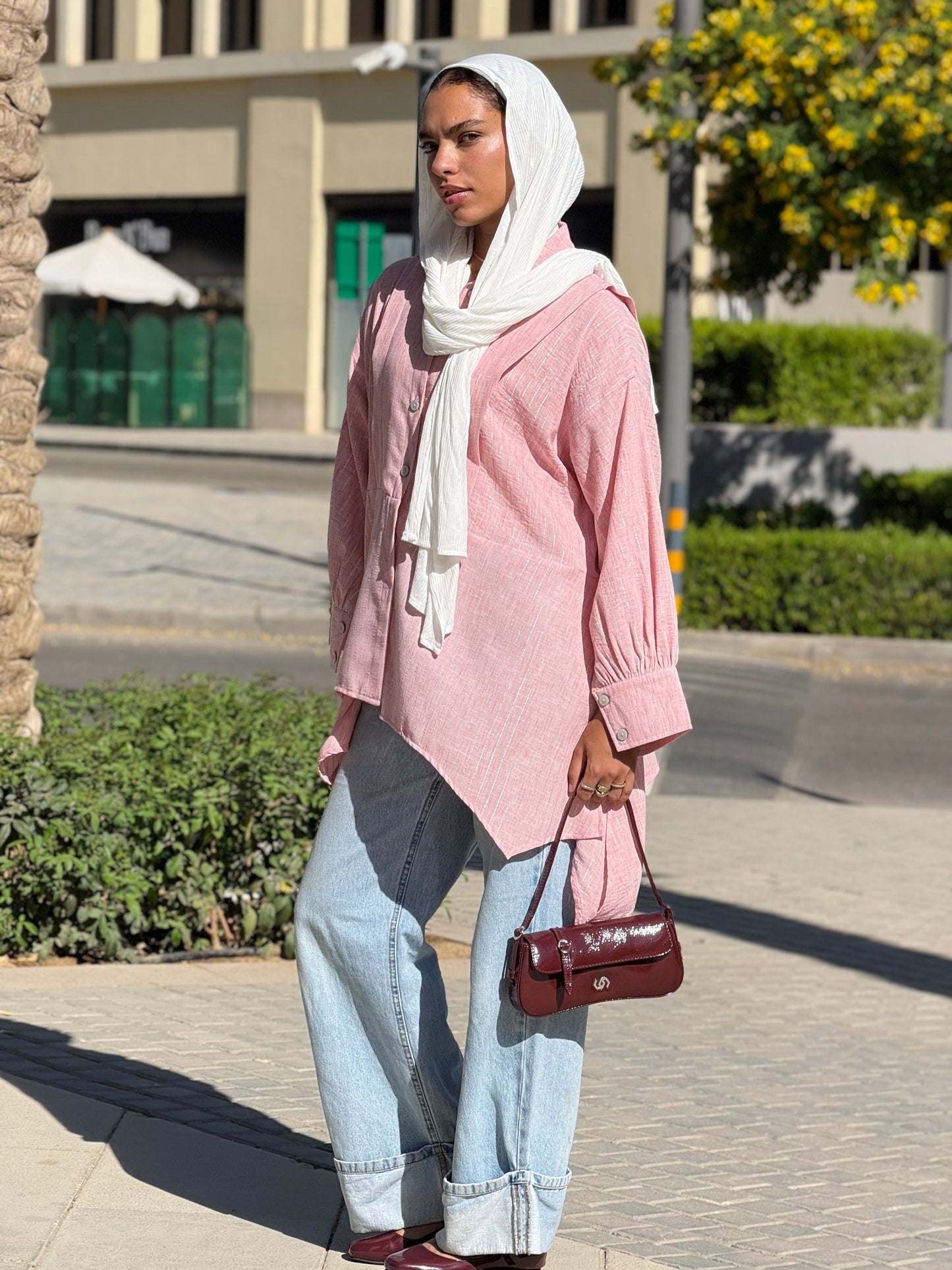 Flair Ease Top In Pink