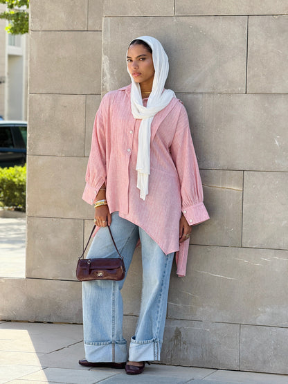 Flair Ease Top In Pink