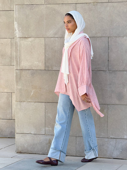 Flair Ease Top In Pink