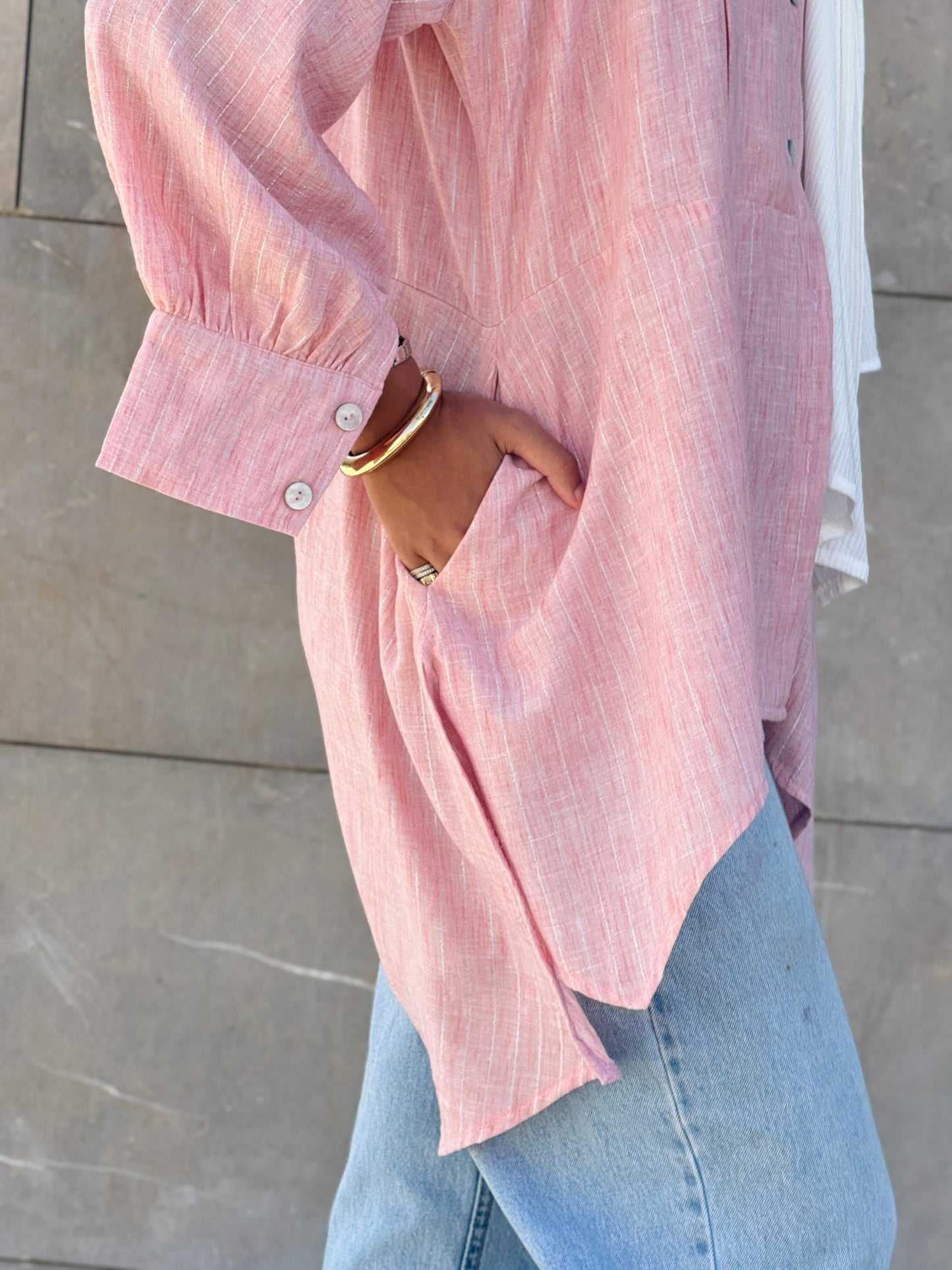 Flair Ease Top In Pink