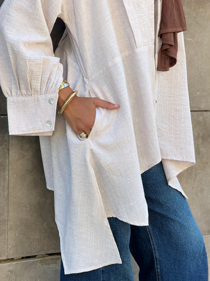 Flair Ease Top In Nude