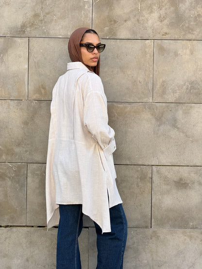 Flair Ease Top In Nude