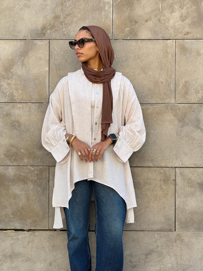 Flair Ease Top In Nude