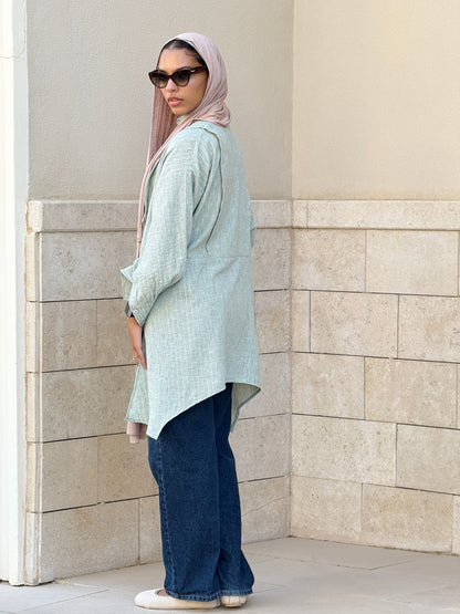 Flair Ease Top In Mint