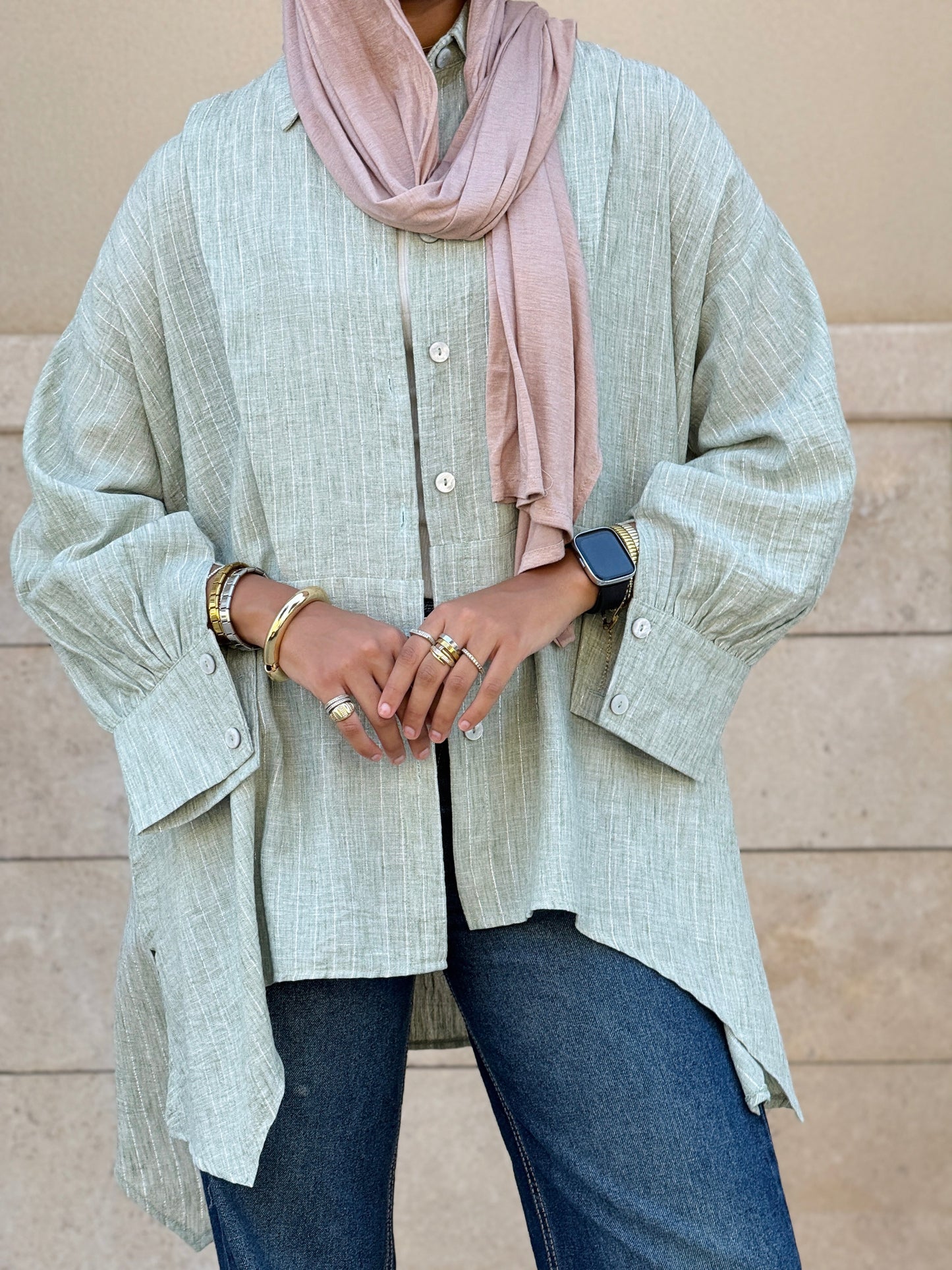 Flair Ease Top In Mint