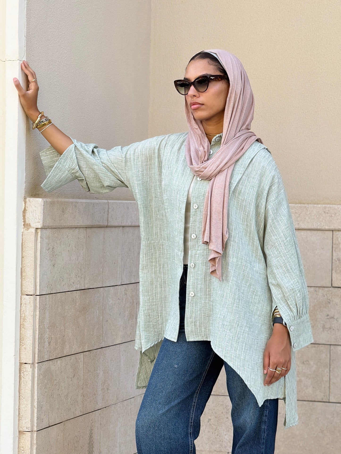 Flair Ease Top In Mint