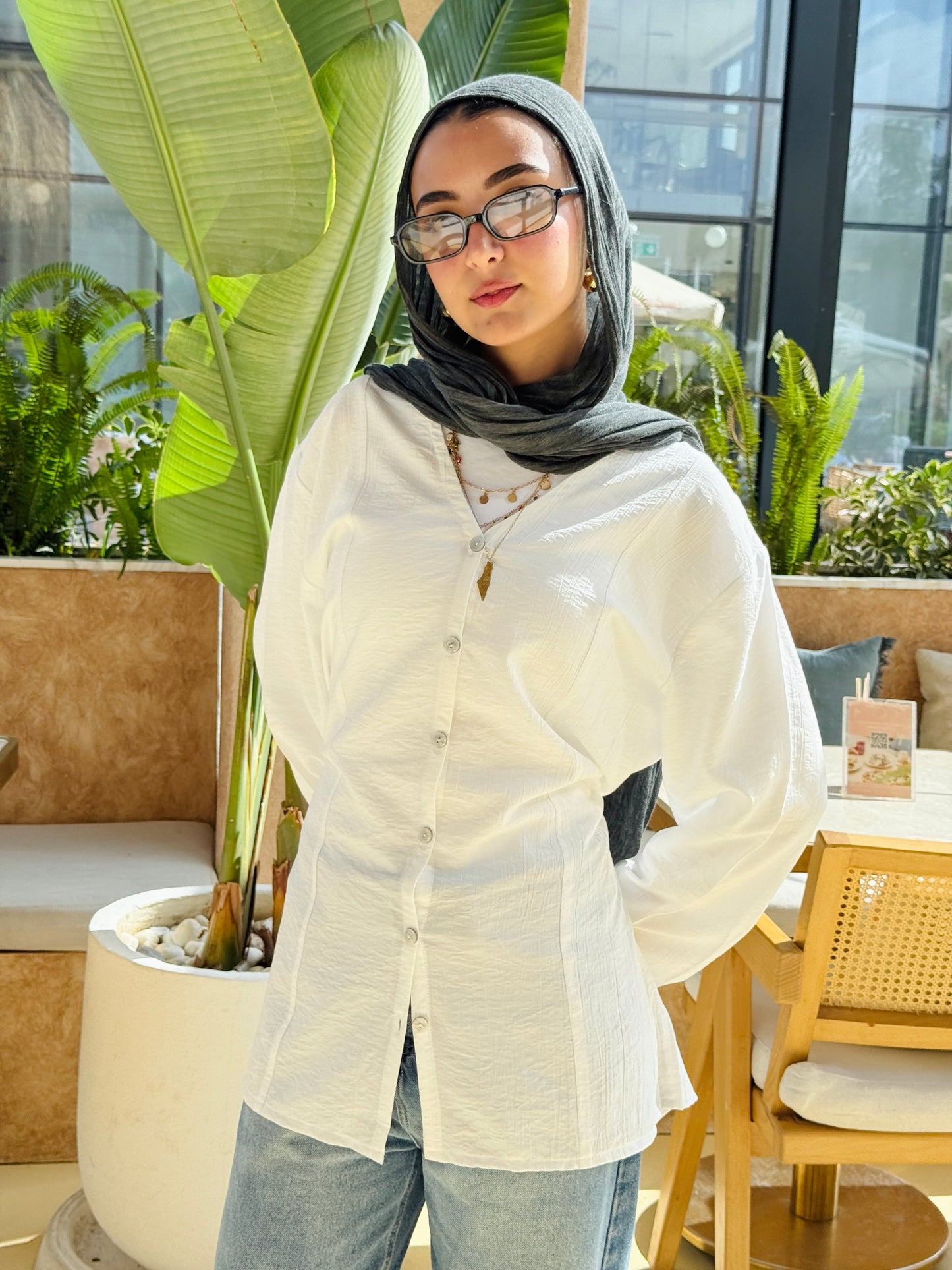 Lumè blouse in off-white