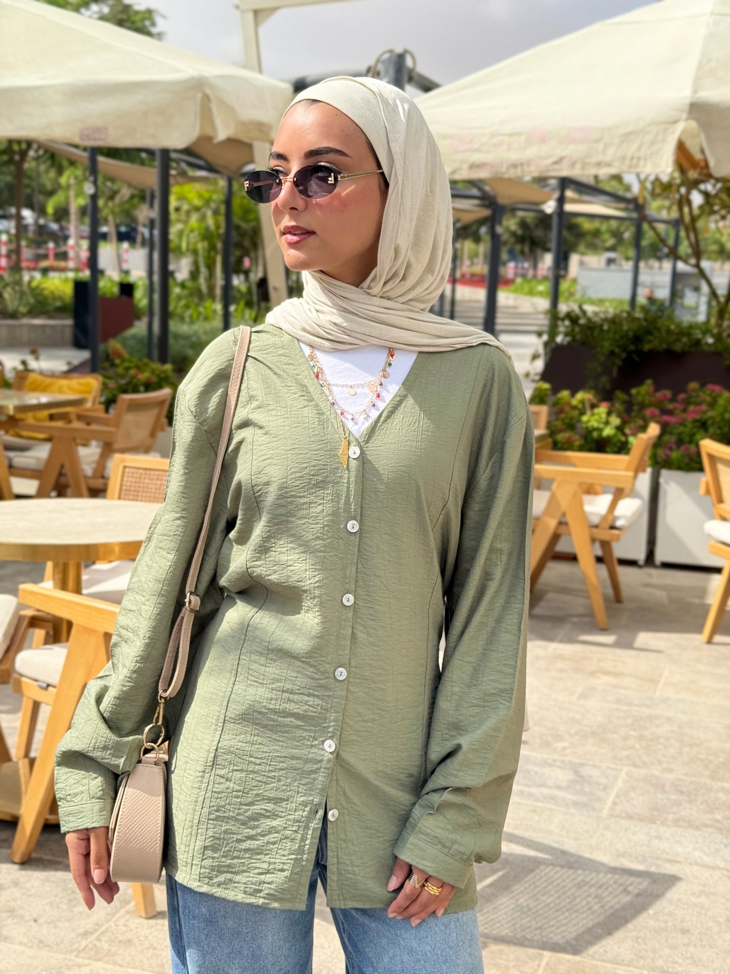 Lumè blouse in olive