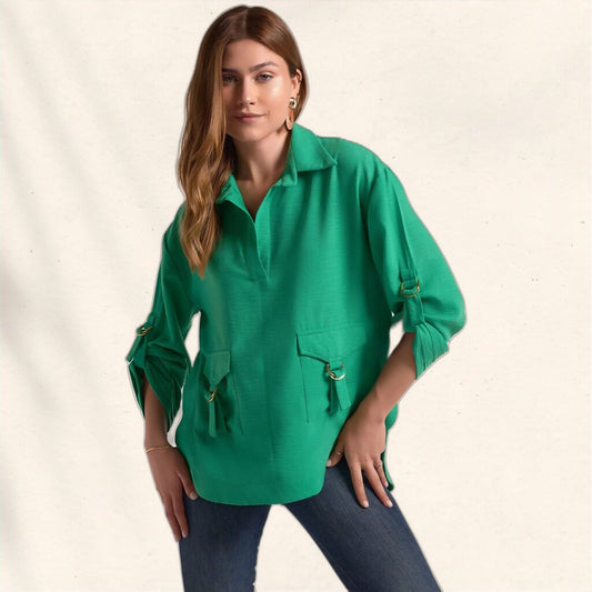 Green Voile Top