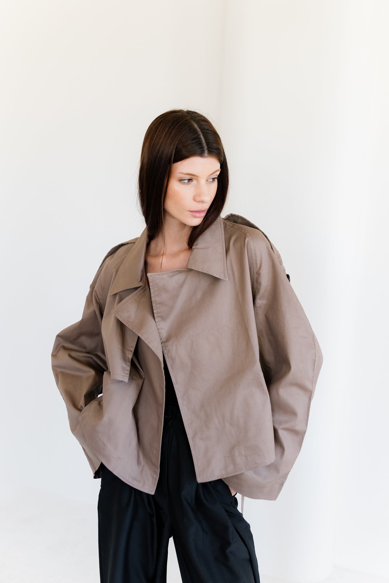 Shortline Trench Jacket - Light Brown