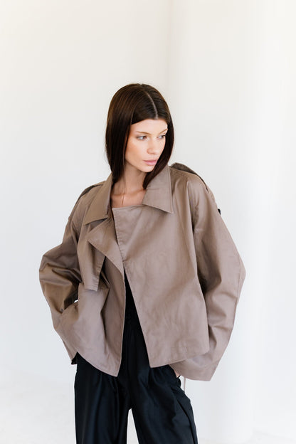 Shortline Trench Jacket - Light Brown