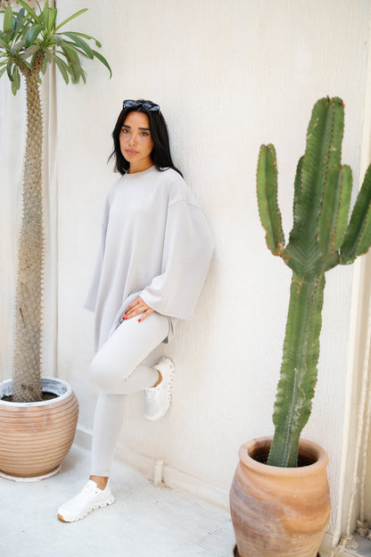 Ease Out Leggings - Grey