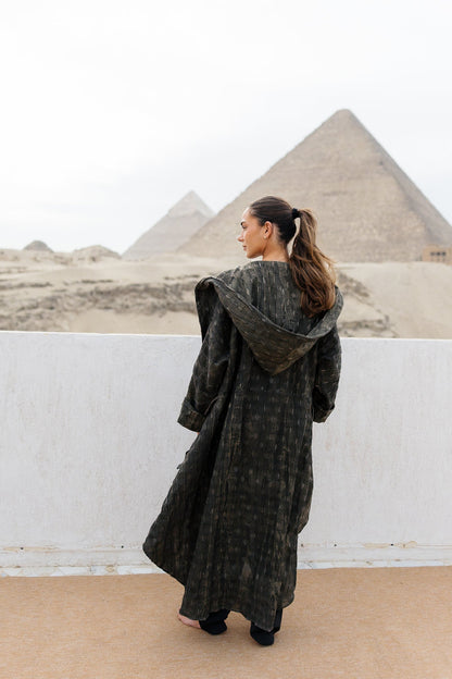 Safeya Kaftan - Olive Stone